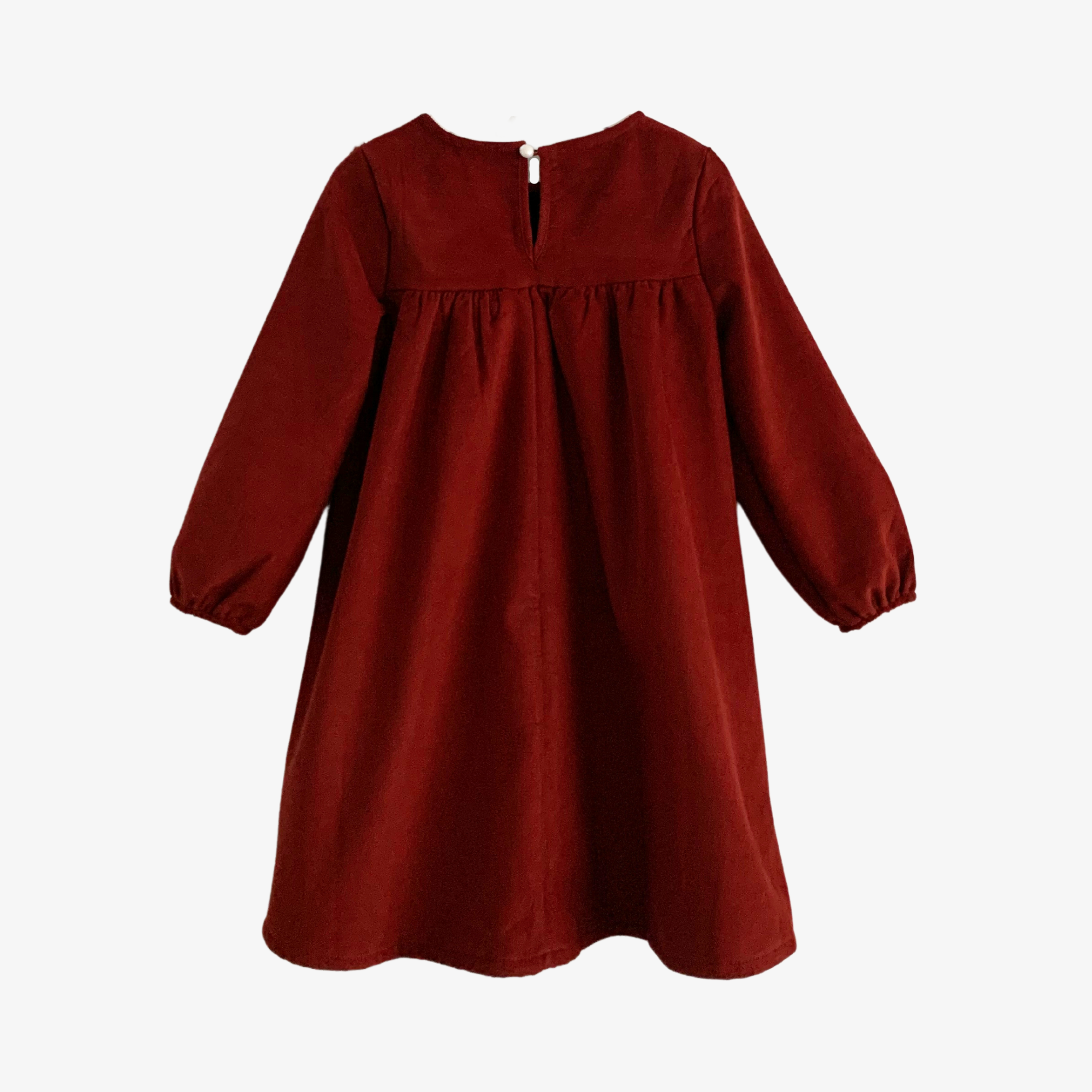 burgundy corduroy dress girls Corduroy Pinafore Dress - Plum Jam