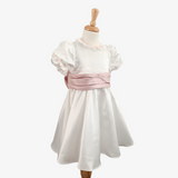 Girls European Style Silk Celebration Dress