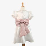 Girls European Style Silk Celebration Dress