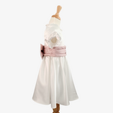 Girls European Style Silk Celebration Dress