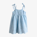 Girls Eyelet Embroidered Lace Dress