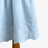 Girls Eyelet Embroidered Lace Dress