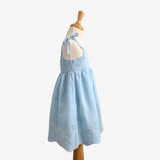 Girls Eyelet Embroidered Lace Dress