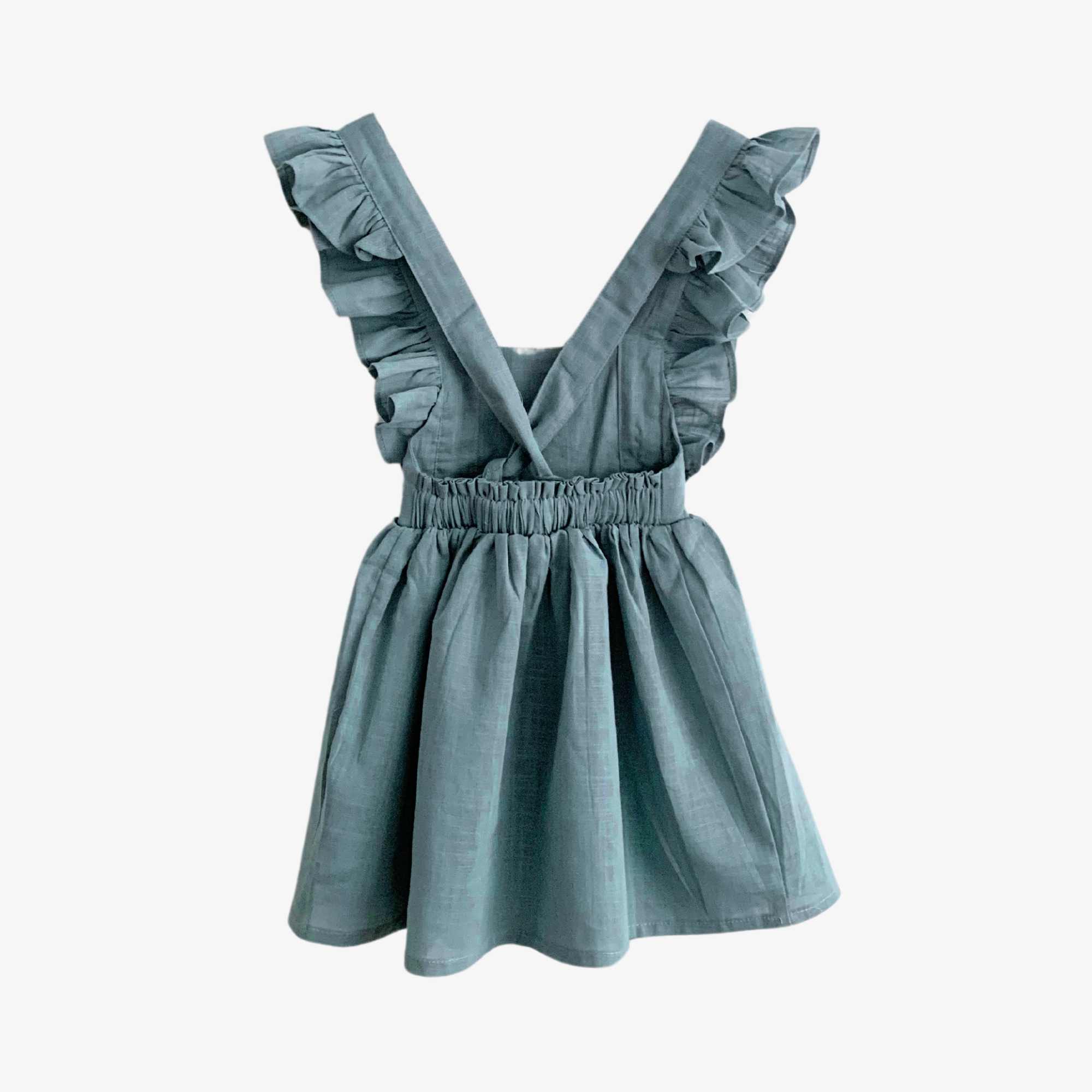 girls linen dress Abel and Lula Baby Mint Striped Please write the color in the notes when ordering Girls Linen Summer Dress Ocean