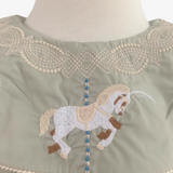 Girls Embroidered Carousel Horse Dress