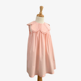 Girls Flower Petal Collar Dress