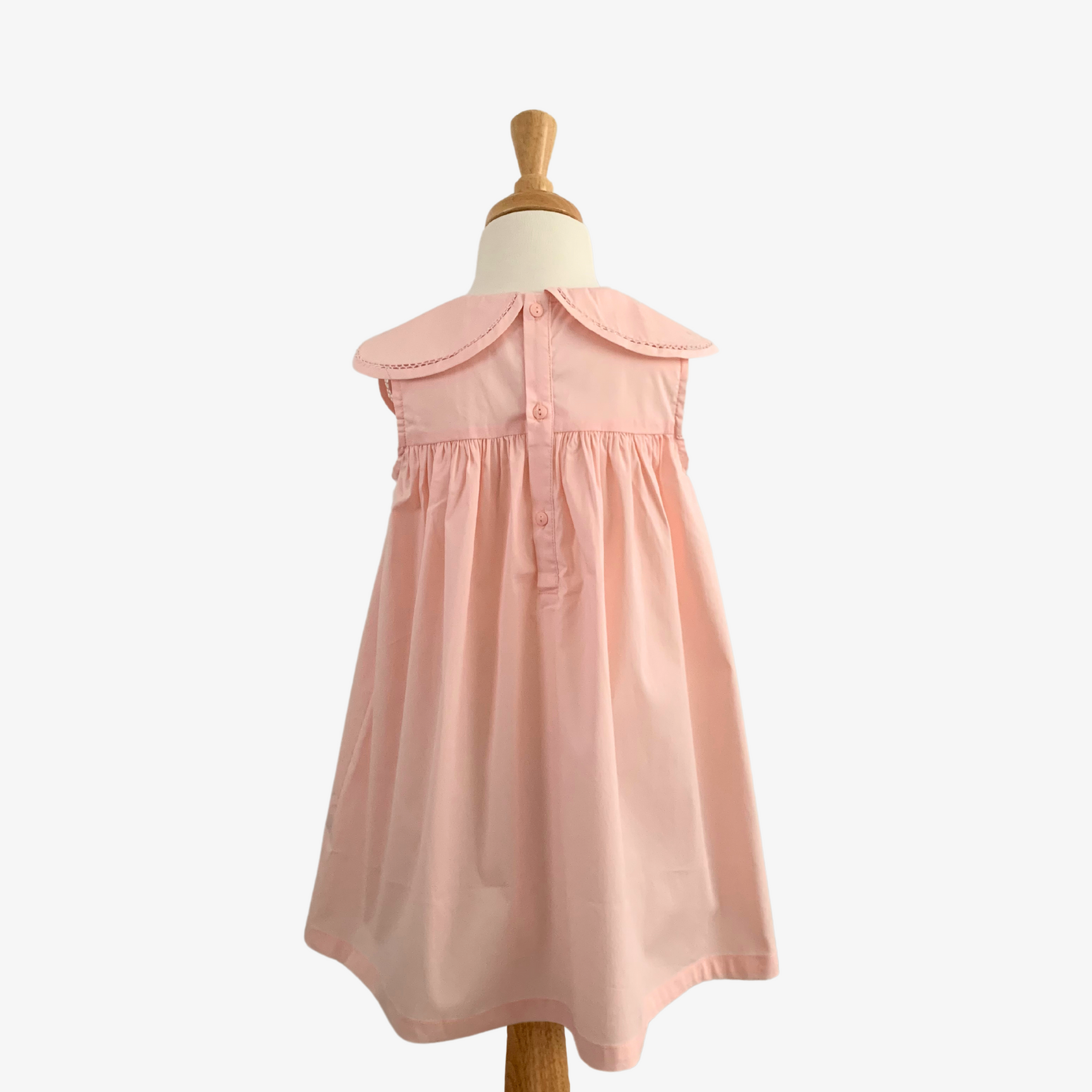 Petite Pointe Fleur Long Sleeve Petal Collar Dress and Bloomer main image 1