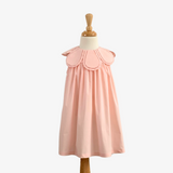 Girls Flower Petal Collar Dress