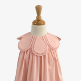 Girls Flower Petal Collar Dress