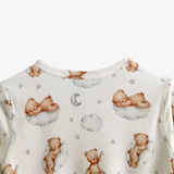 Sleep N' Play Footed Sleeper Pajamas Bear up in the Clouds