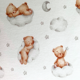 Sleep N' Play Footed Sleeper Pajamas Bear up in the Clouds