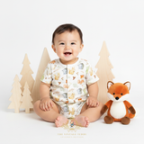 Baby Onesie Sleep N' Play Romper Woodland Animals Characters