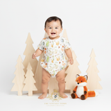 Baby Onesie Sleep N' Play Romper Woodland Animals Characters
