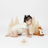 Baby Sleep N' Play One-piece Romper Shorts Woodland Animal Characters