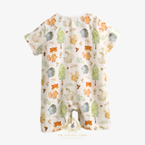 Baby Sleep N' Play One-piece Romper Shorts Woodland Animal Characters