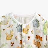 Sleep N' Play Romper Shorts Woodland Animal Characters