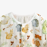 Baby Onesie Sleep N' Play Romper Woodland Animals Characters