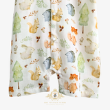 Baby Sleep N' Play One-piece Romper Shorts Woodland Animal Characters