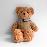 The Vintage Teddy Bear Soft Plush Toy Collectable Cosplay Sweater Carmel 18"
