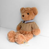 The Vintage Teddy Bear Soft Plush Toy Collectable Cosplay Sweater Carmel 18"