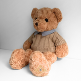 The Vintage Teddy Bear Soft Plush Toy Collectable Cosplay Sweater Carmel 32"