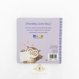 Children's Book Baby & Toddler Board Books Early Learning Books for Kids Grandma Loves You Little Owls