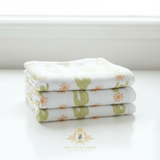 Baby Swaddling Receiving Blanket 100% Bamboo Cotton Muslin Cactus Flower & Sun