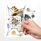 Children's Custom Graphic Stickers The Vintage Teddy™ Trick or Treat!