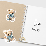 Children's Custom Graphic Stickers The Vintage Teddy™