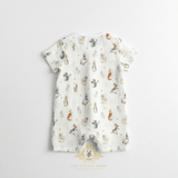 Baby Sleep N' Play One-piece Romper Shorts Peter Rabbit & Friends