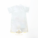 Kids One-Piece Sleep N' Play Romper Shorts Safari Adventure Time!