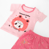 Girls T-shirts & Shorts 2-Piece Matching Set Sweet Baby Mochi Bear
