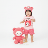 Girls T-shirts & Shorts 2-Piece Matching Set Sweet Baby Mochi Bear
