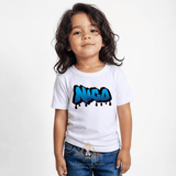 Boys Custom Personalized Graphic Tees Child's Name Graffiti Drip