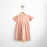 Girls Embroidered Patchwork Dress Appliqué Bunny Duck Butterfly & Flower