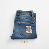 The Vintage Teddy™ Children's Custom Embroidered Patches Teddy Bear