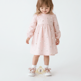 Girls Sneakers Children's Shoes Floral Canvas Pink