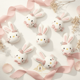 Girls Plush Embroidered Bunny Hair Clip-on Hair Accessory