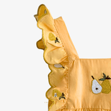 Girls Romper Bubble One-piece Pears Embroidery