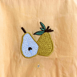 Girls Romper Bubble One-piece Pears Embroidery