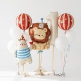 Kids First Birthday Party Balloons Set Carnival