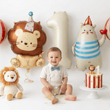 Kids First Birthday Party Balloons Set Carnival