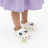Kids Shoes Charms for Crocs Style Clogs Slip-ons Butterflies