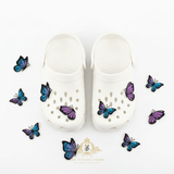 Kids Shoes Charms for Crocs Style Clogs Slip-ons Butterflies