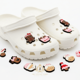 Kids Shoes Charms for Crocs Style Clogs Slip-ons Christmas