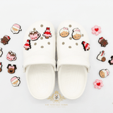 Kids Shoes Charms for Crocs Style Clogs Slip-ons Christmas