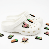 Kids Shoes Charms for Crocs Style Clogs Slip-ons Cool Bunnies