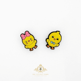 Kids Shoes Charms for Crocs Style Clogs Slip-ons Baby Chicks