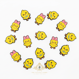 Kids Shoes Charms for Crocs Style Clogs Slip-ons Baby Chicks