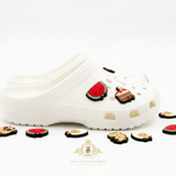 Kids Shoes Charms for Crocs Style Clogs Slip-ons Food Characters